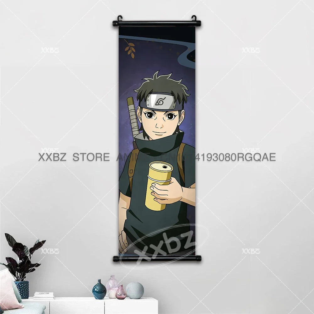 Uzumaki Naruto Scrolls Pictures Uchiha Sasuke Decorative Hanging Painting