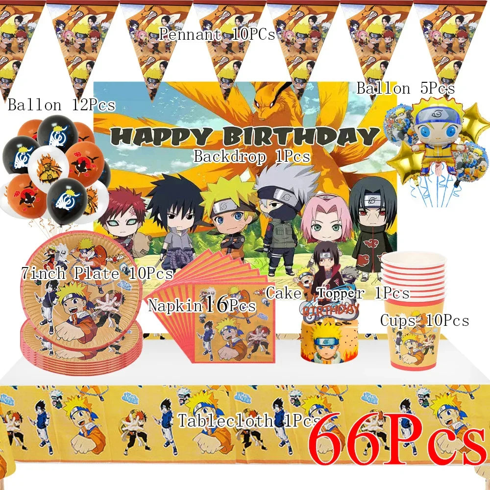 Cartoon Naruto Theme Boys Kids Favors