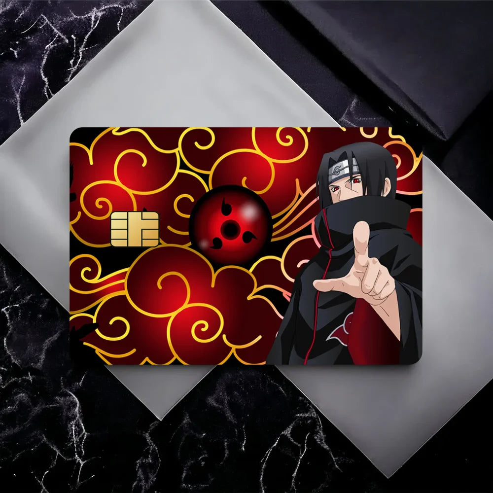 Uchiha Itachi Film Skin Cover Credit Card Stickers