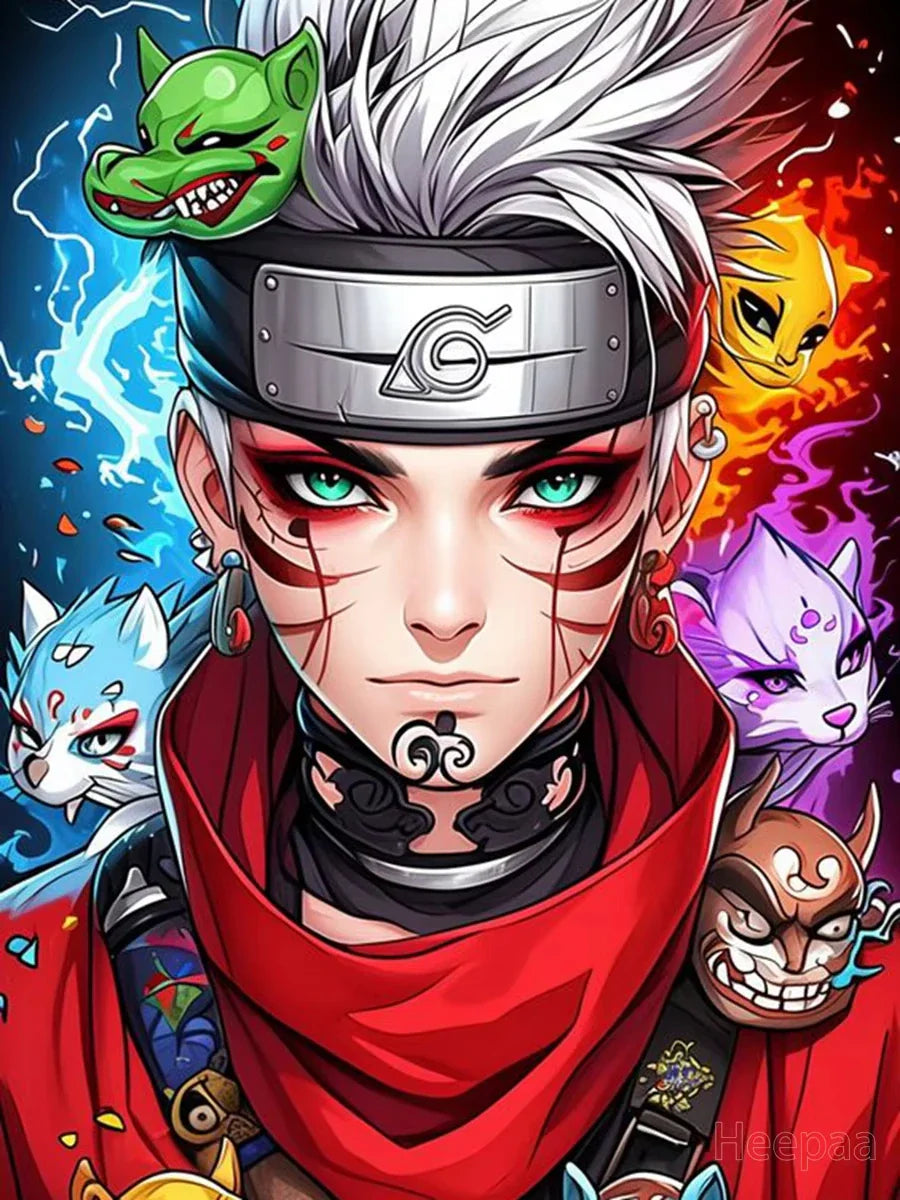 MINISO Naruto Uzumaki & Sasuke Uchiha 5D DIY Diamond Painting Kits