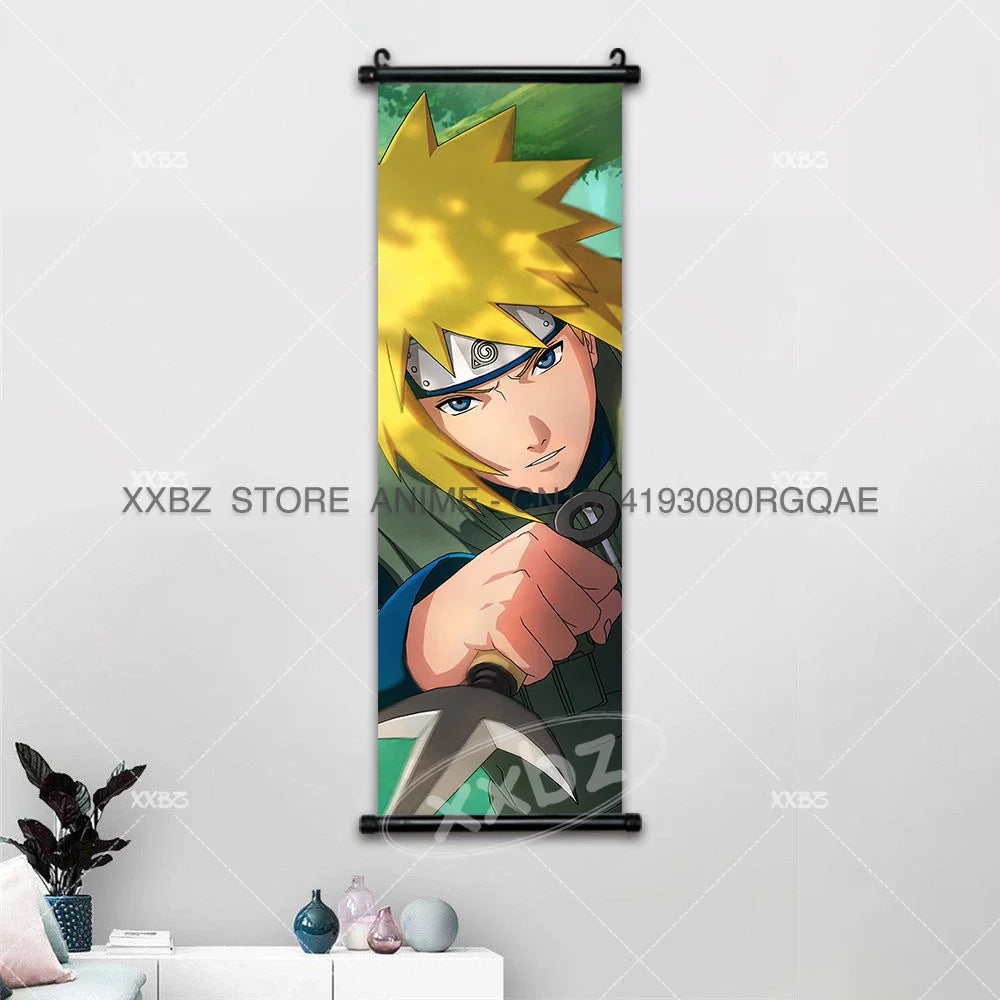 Uzumaki Naruto Scrolls Pictures Uchiha Sasuke Decorative Hanging Painting