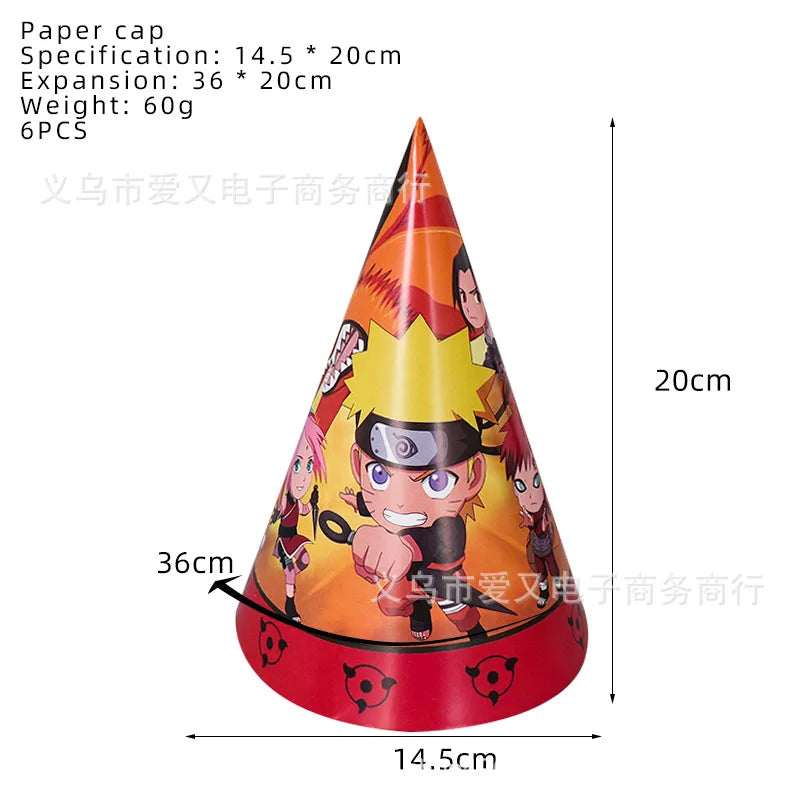 Cartoon Naruto Theme Boys Kids Favors