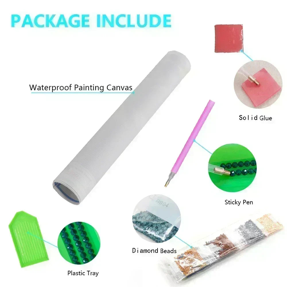 MINISO Naruto Uzumaki & Sasuke Uchiha 5D DIY Diamond Painting Kits