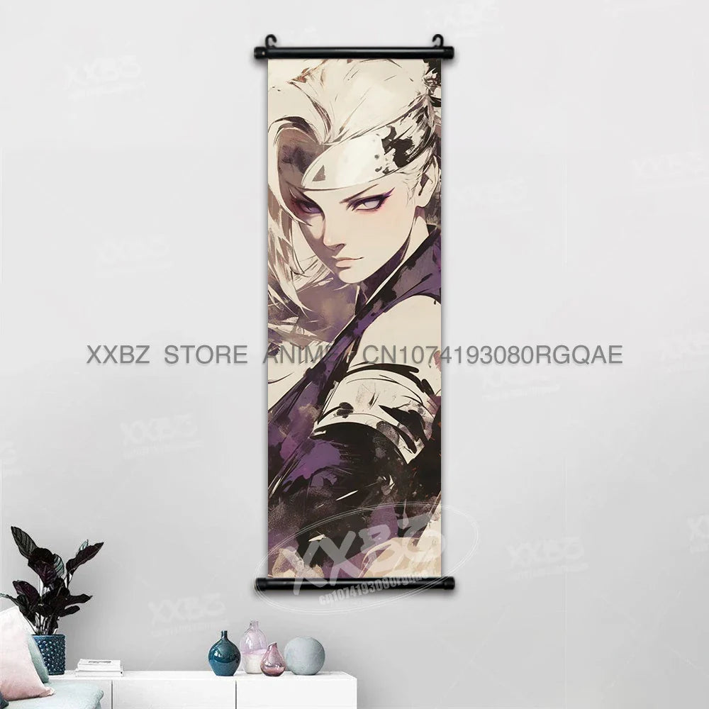 Hyuga Hinata & Uchiha Itachi Anime Canvas Wall Art for Home Decoration
