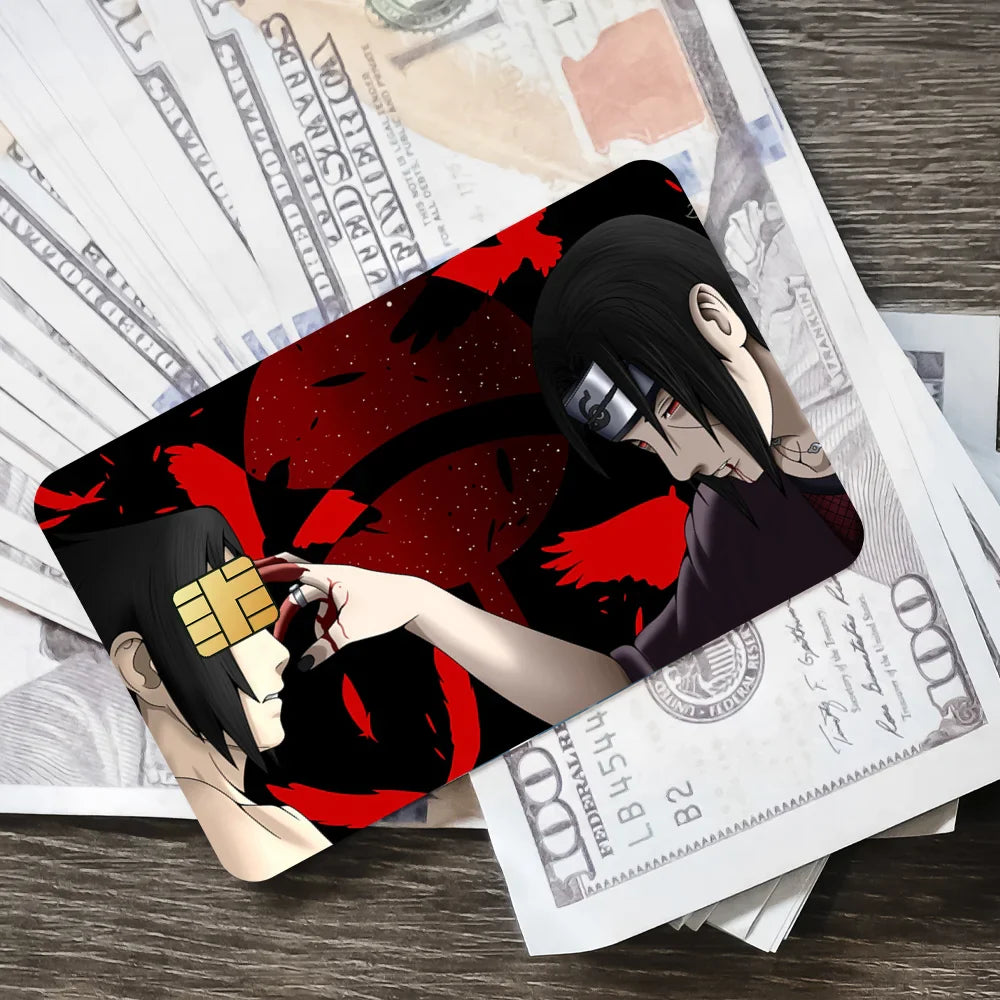 Uchiha Itachi Film Skin Cover Credit Card Stickers
