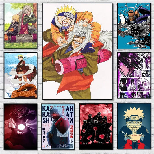 NARUTO Japan Anime Character Canvas Painting