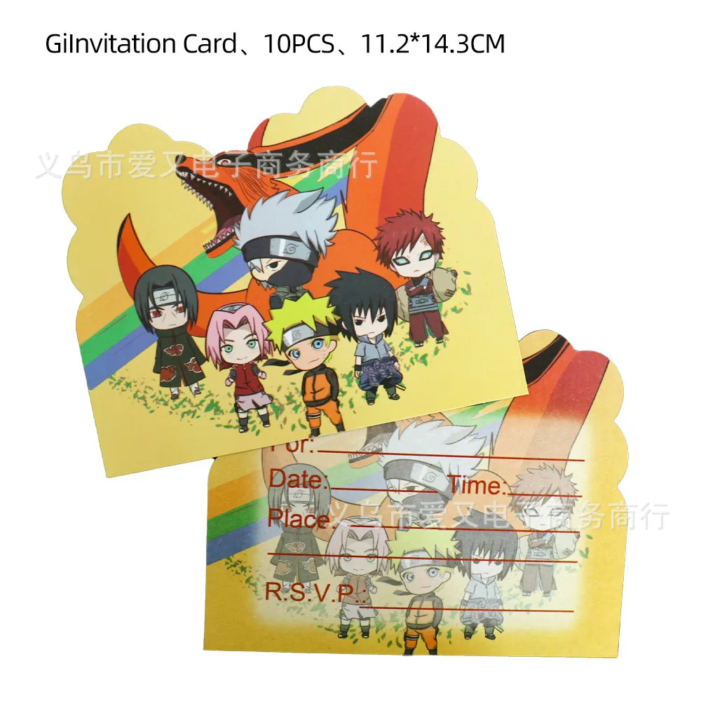 Cartoon Naruto Theme Boys Kids Favors