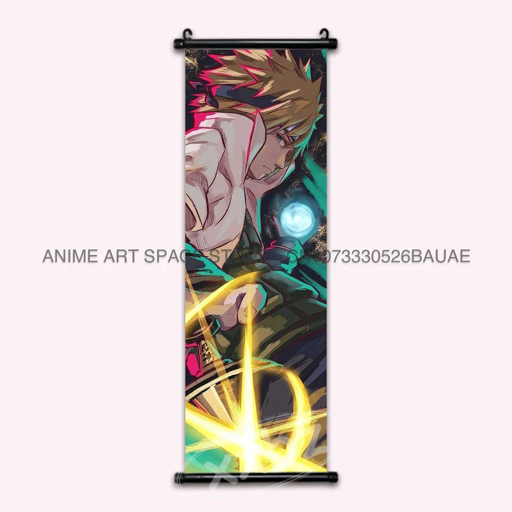Uchiha Itachi Hanging Canvas – Anime Poster for Home Decor