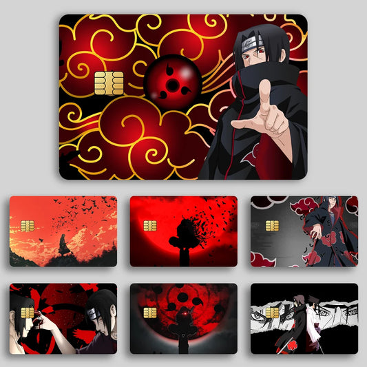 Uchiha Itachi Film Skin Cover Credit Card Stickers
