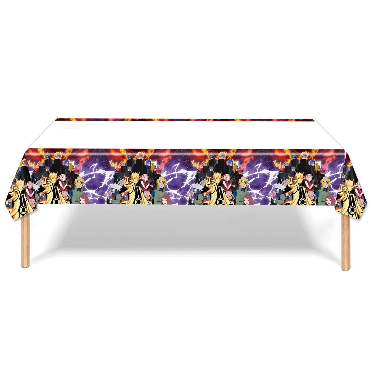 Cartoon Narutoed Anime Ninja Birthday Party Decoration Set
