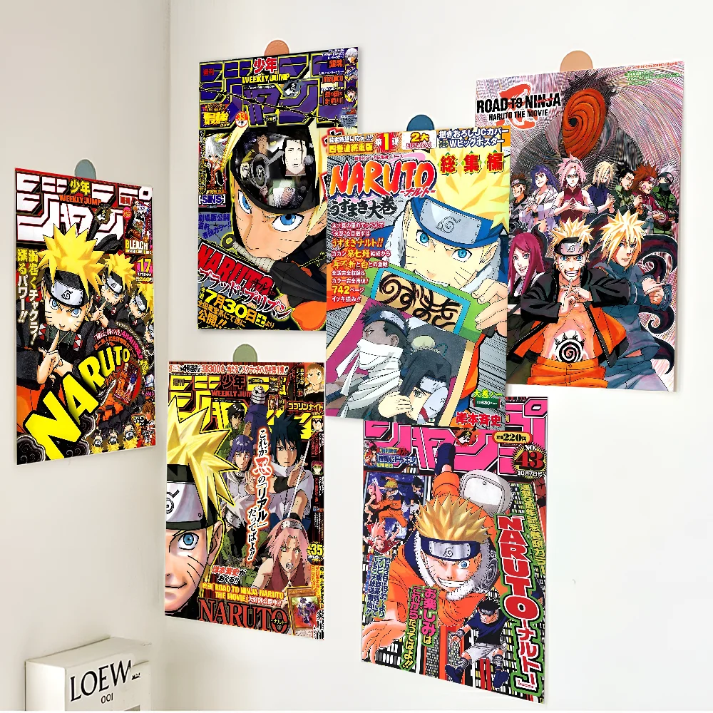 Anime N-Naruto Whitepaper Poster