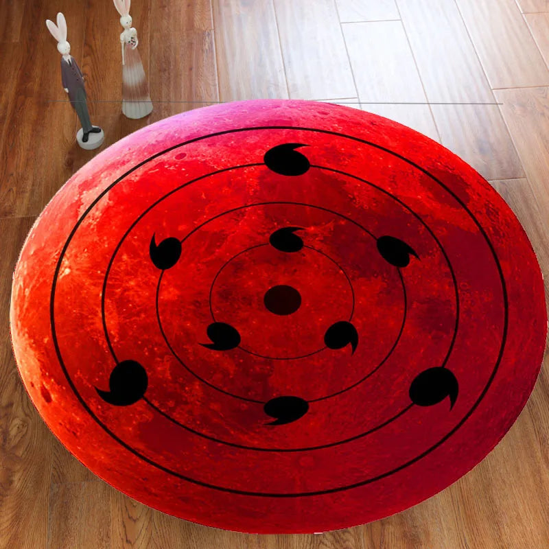 MINISO Uchiha Clan Symbol Circular Rug