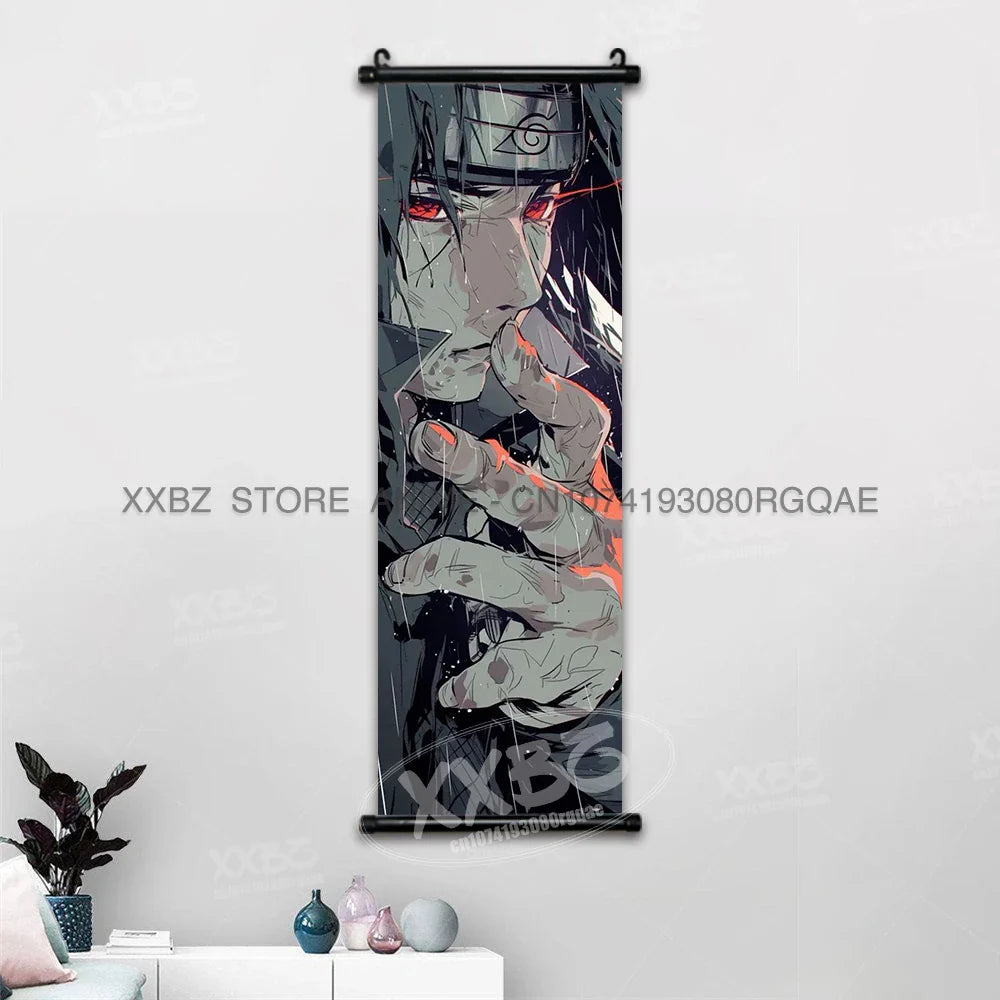 Hyuga Hinata & Uchiha Itachi Anime Canvas Wall Art for Home Decoration