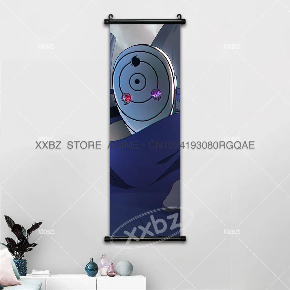 Uzumaki Naruto Scrolls Pictures Uchiha Sasuke Decorative Hanging Painting