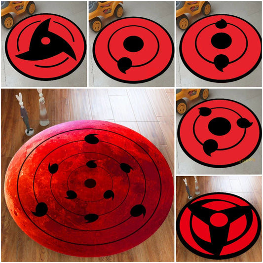 MINISO Uchiha Clan Symbol Circular Rug