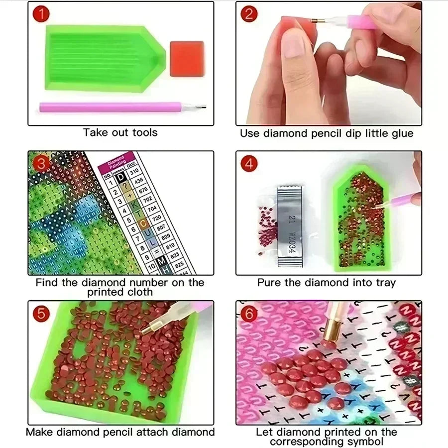 N-NARUTO Cartoon Drills Diamond Painting Kit