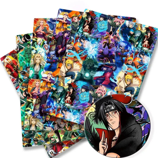 Naruto Anime Peripherals Fabric – Perfect for DIY Sewing and Quilting Projects