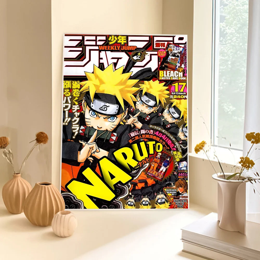 Anime N-Naruto Whitepaper Poster