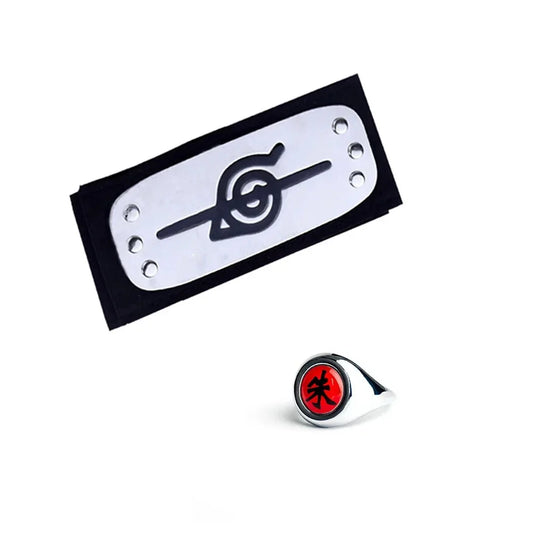 Naruto Akatsuki Rings Headbands – Anime Figure Accessories for Cosplay & Collectors