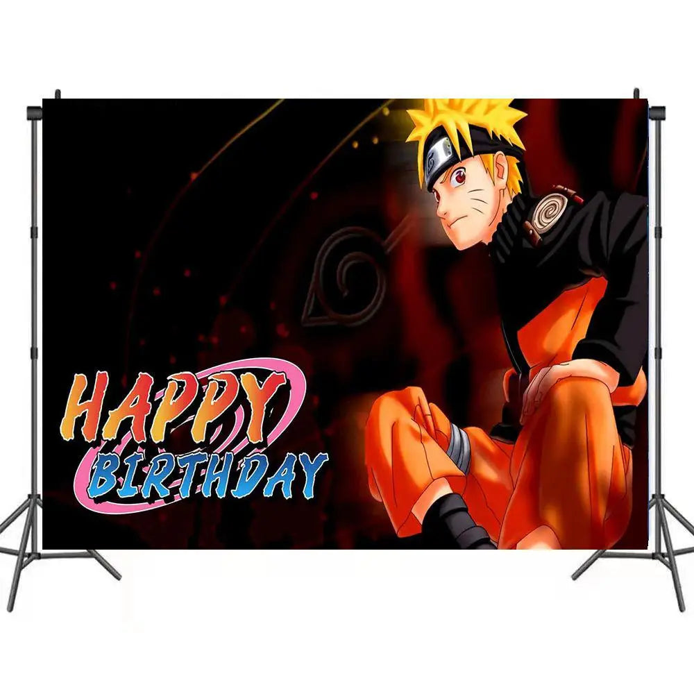 1SET Anime Narutoed Theme Boy Favors DIY Birthday Festival Gift