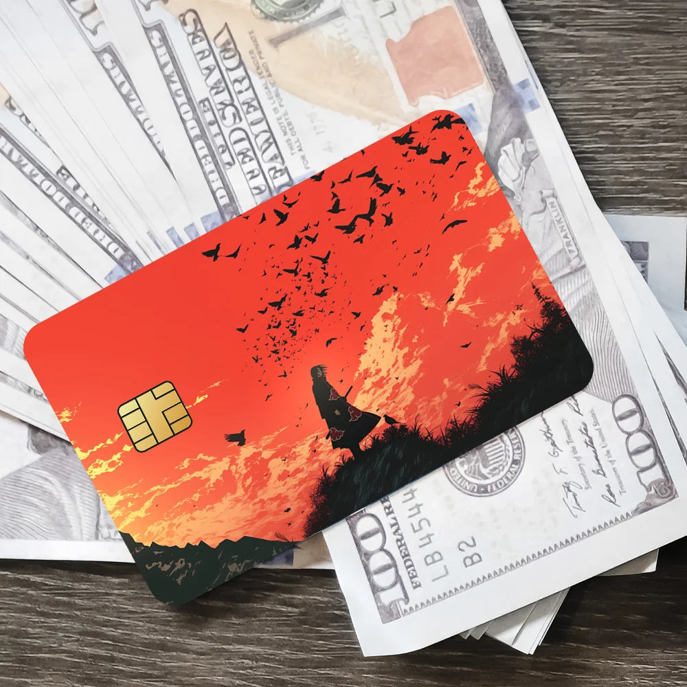 Uchiha Itachi Film Skin Cover Credit Card Stickers