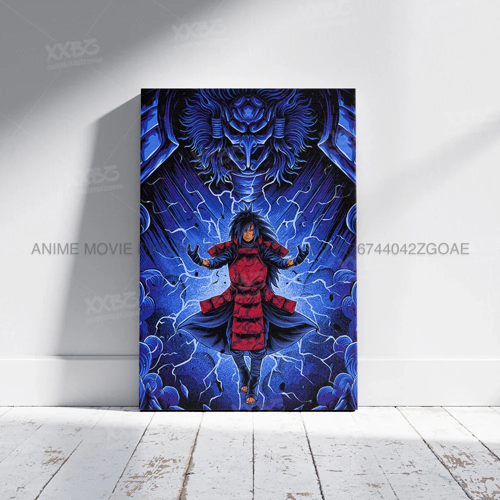 Uzumaki Naruto Poster – Jiraiya & Kakashi Anime Art for Home Decor