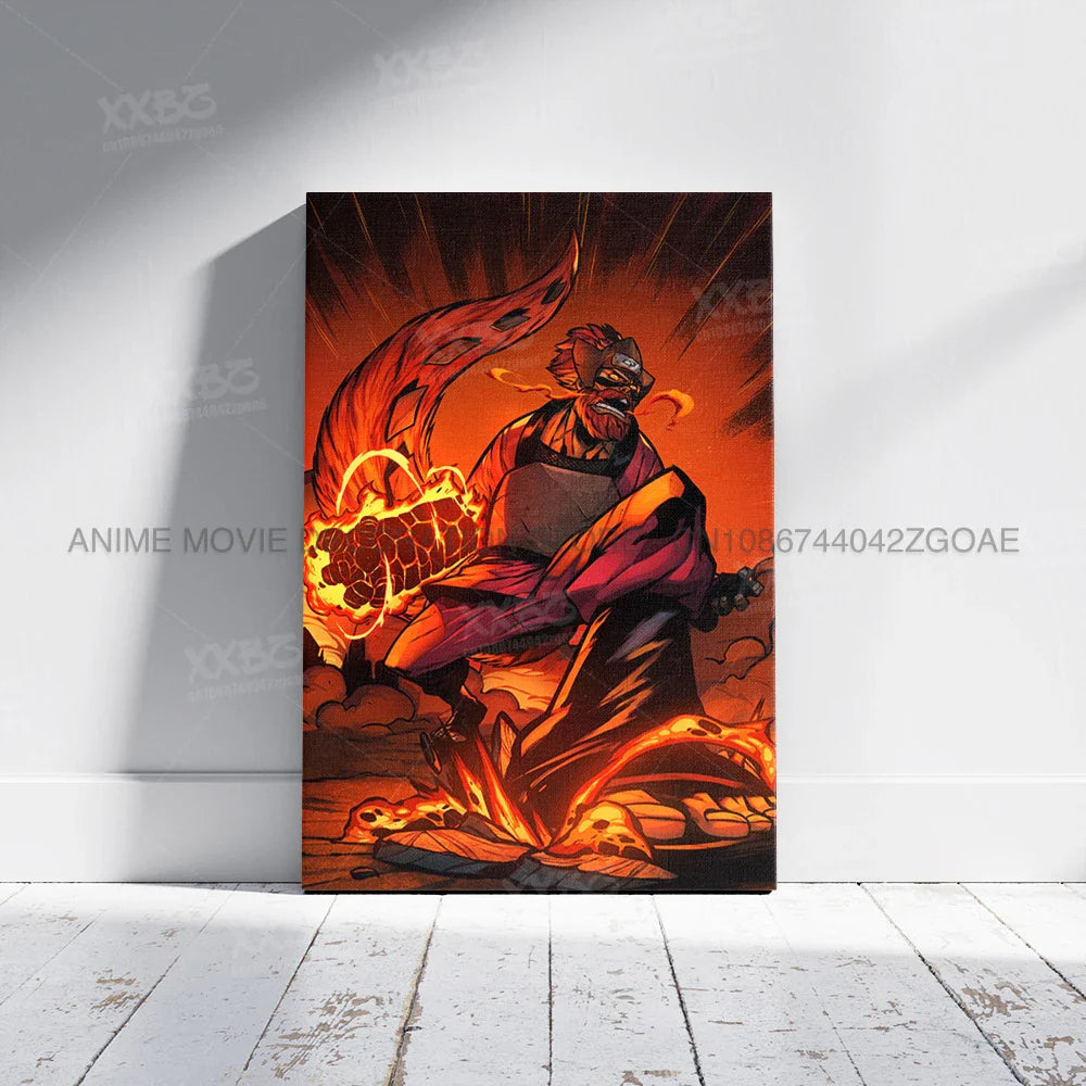 Uzumaki Naruto Home Decor – Uchiha Itachi, Madara & Jiraiya Canvas Wall Art