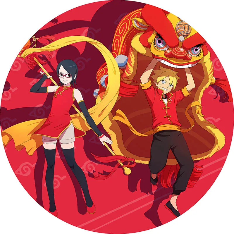 MINISO Uchiha Clan Symbol Circular Rug