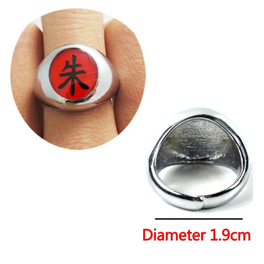 Naruto Akatsuki Rings Headbands – Anime Figure Accessories for Cosplay & Collectors