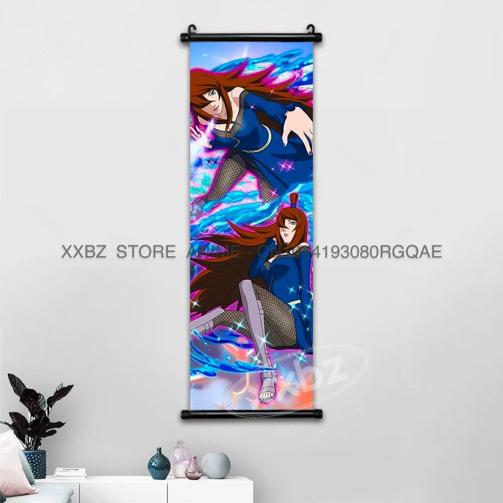 Naruto Scrolls Picture Anime Posters: Sasuke, Shikamaru, and Rock Lee