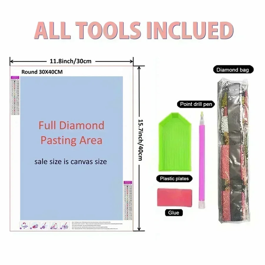 N-NARUTO Cartoon Drills Diamond Painting Kit