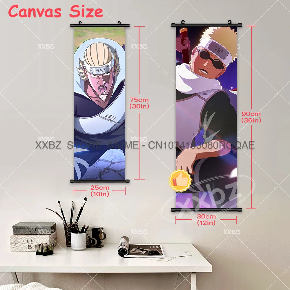 Uzumaki Naruto Scrolls Pictures Uchiha Sasuke Decorative Hanging Painting