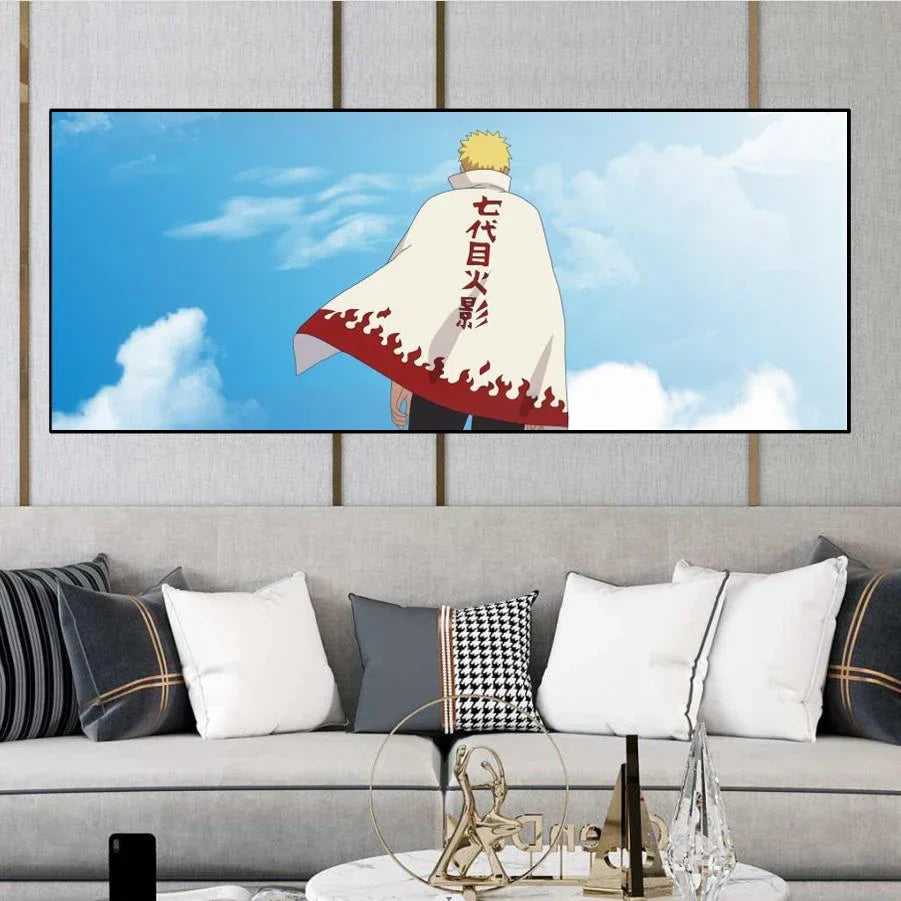 Naruto Family Portrait Decoration Painting – Perfect for Kid's Bedrooms
