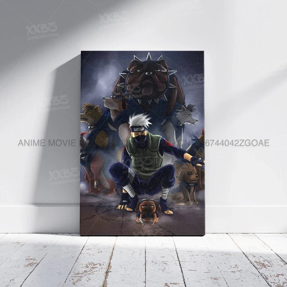Uzumaki Naruto Home Decor – Uchiha Itachi, Madara & Jiraiya Canvas Wall Art