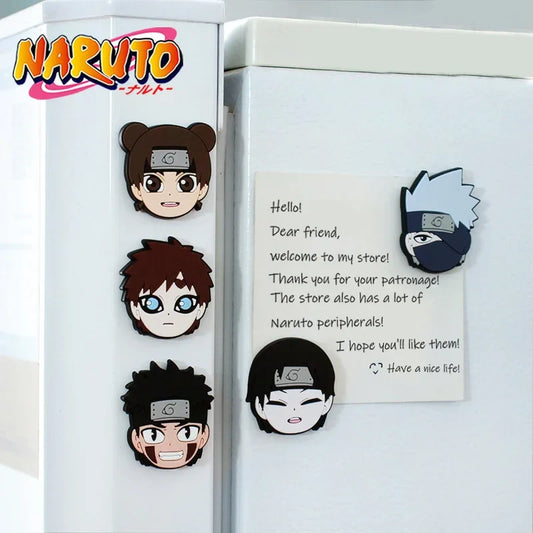 Naruto Cartoon PVC Fridge Magnets – Creative Decor for Your Home