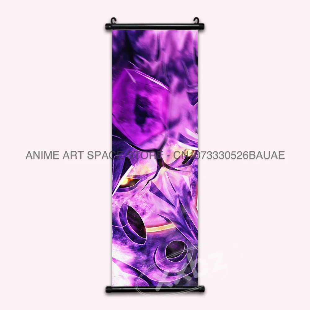 Naruto Hanging Paintings: Gaara, Obito Uchiha, Rock Lee, Kakashi, and Pain