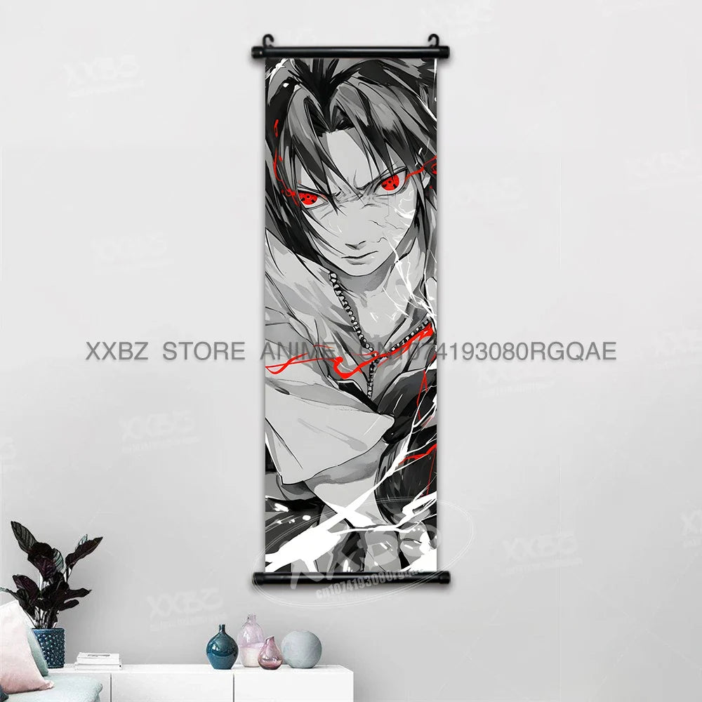 Hyuga Hinata & Uchiha Itachi Anime Canvas Wall Art for Home Decoration