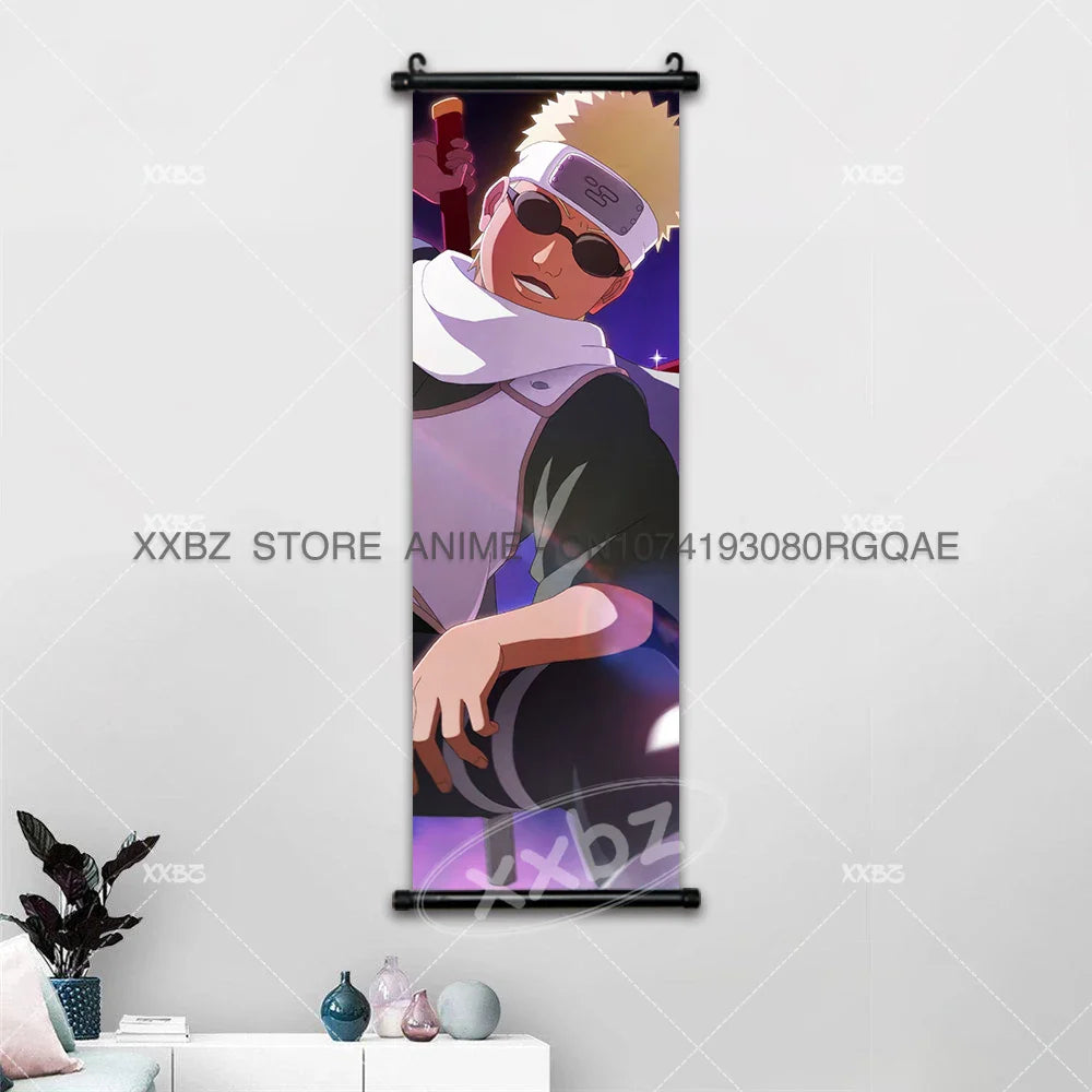 Uzumaki Naruto Scrolls Pictures Uchiha Sasuke Decorative Hanging Painting