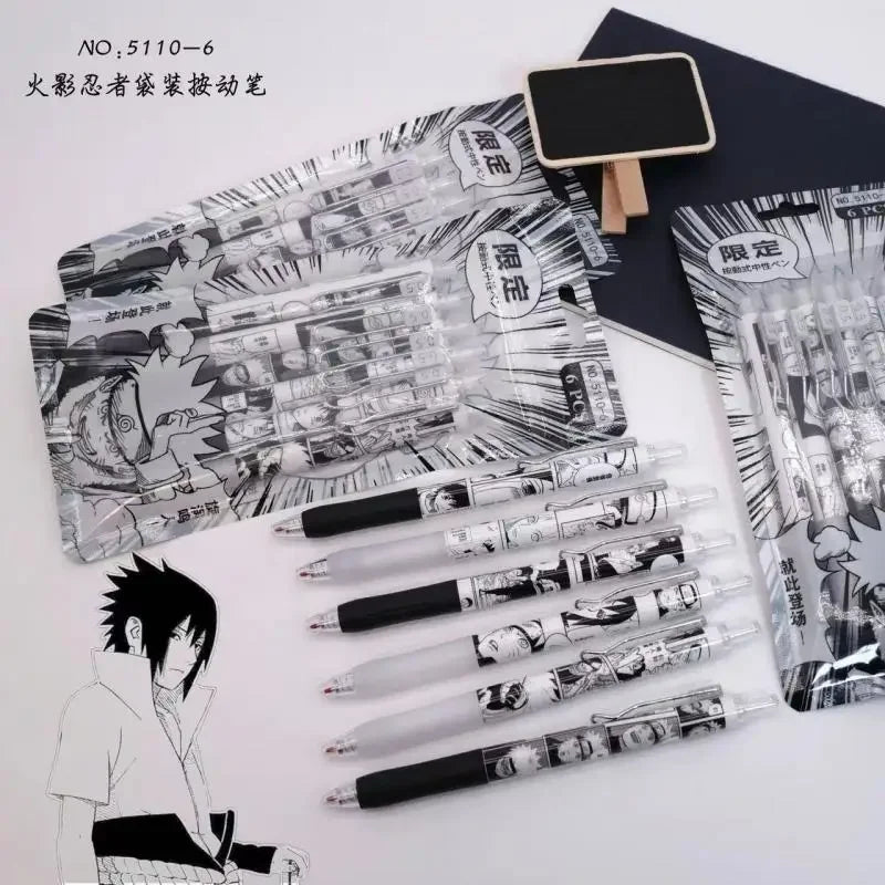 Naruto 6Pcs/set Gel Pen
