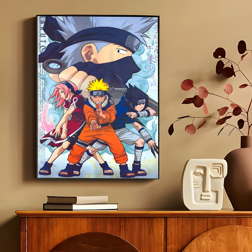 Anime N-Naruto Whitepaper Poster