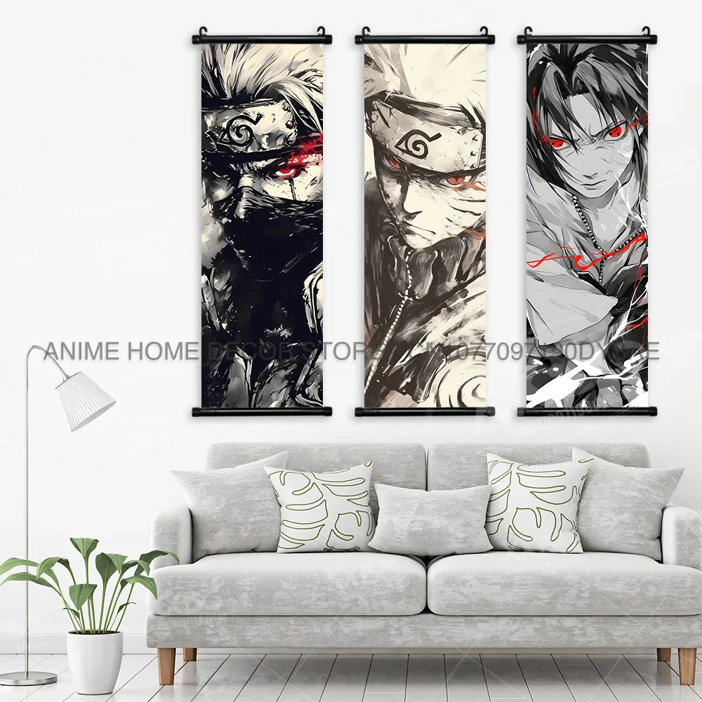 Naruto Anime Posters – Stunning Wall Art Featuring Sakura, Ino, and Hinata