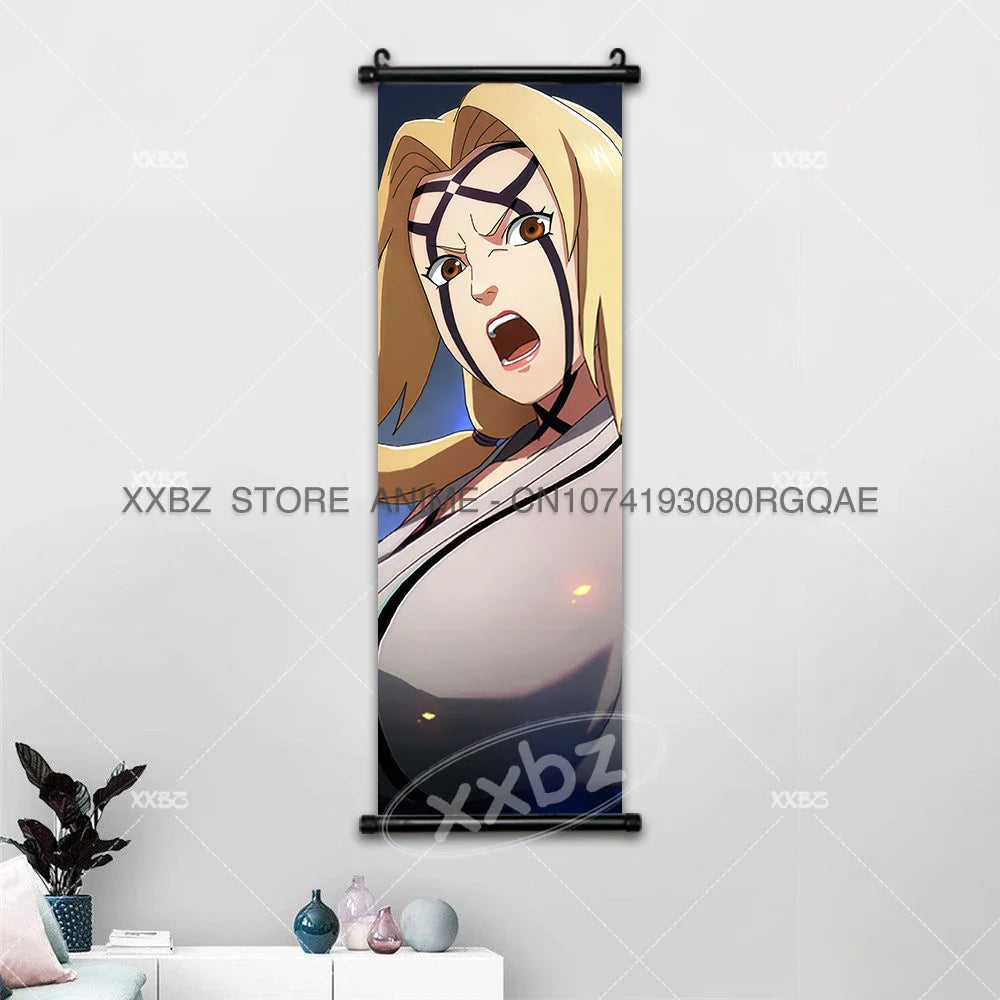 Uzumaki Naruto Scrolls Pictures Uchiha Sasuke Decorative Hanging Painting