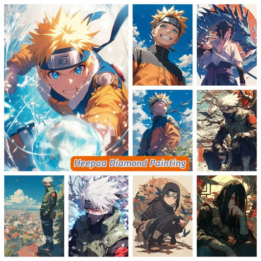 N-NARUTO Cartoon Drills Diamond Painting Kit