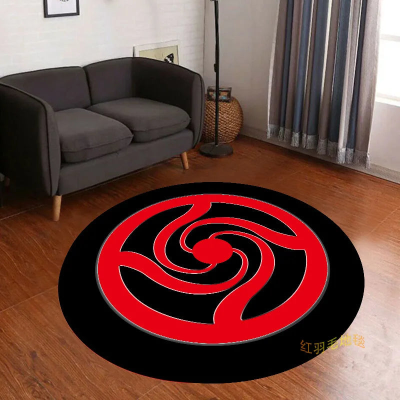 MINISO Uchiha Clan Symbol Circular Rug