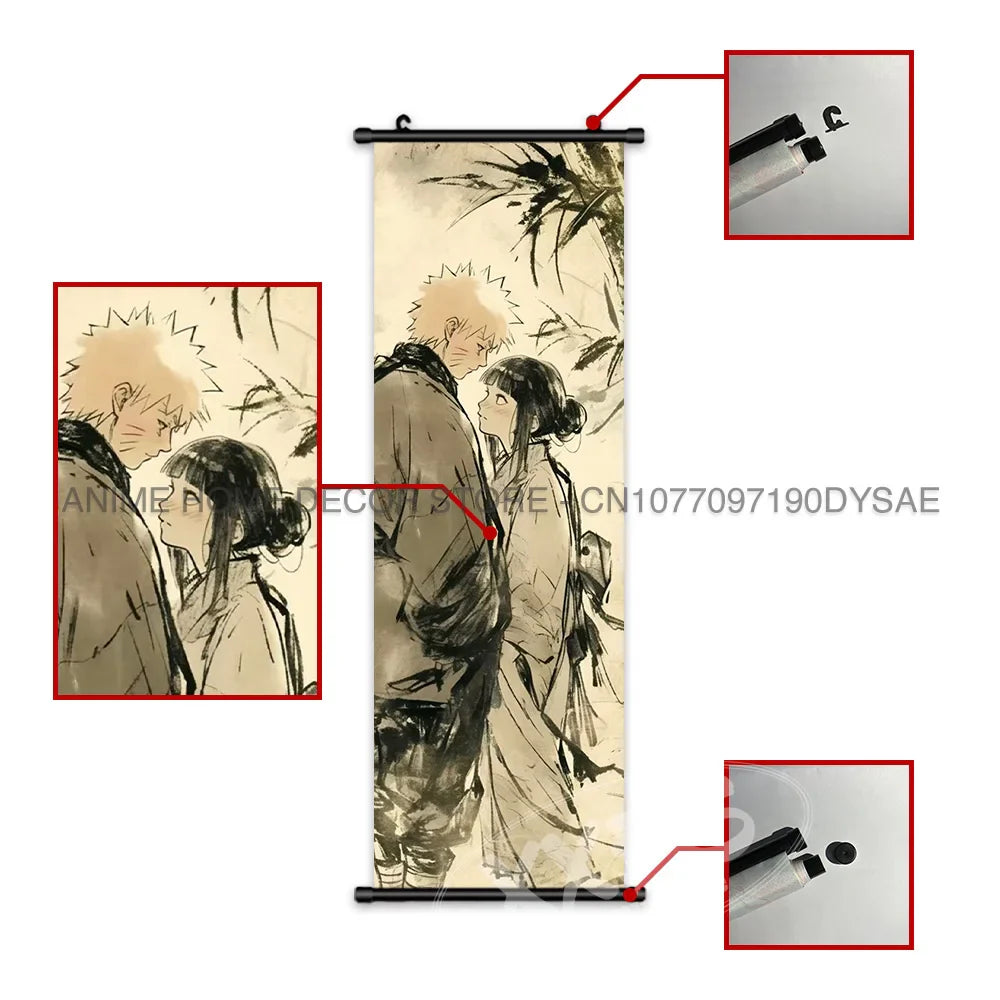 Naruto Anime Posters – Stunning Wall Art Featuring Sakura, Ino, and Hinata