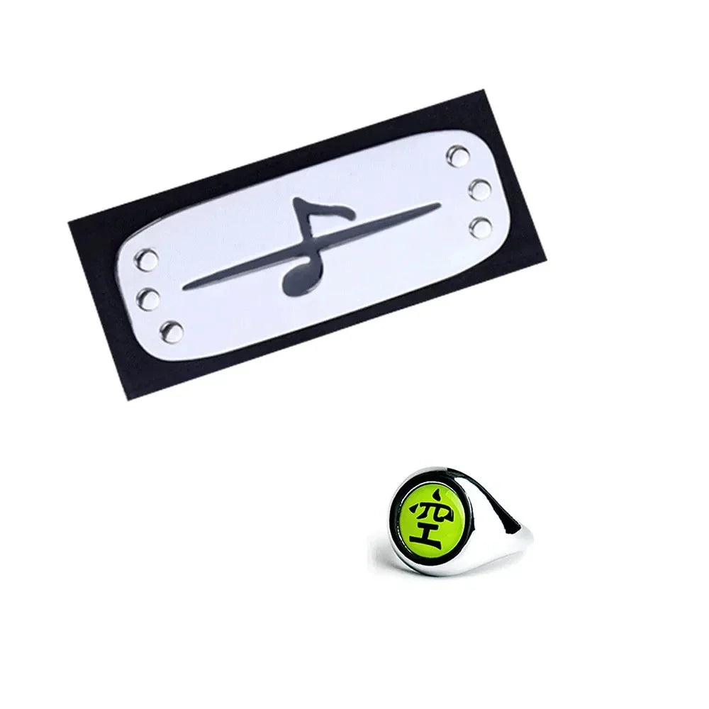 Naruto Akatsuki Rings Headbands – Anime Figure Accessories for Cosplay & Collectors