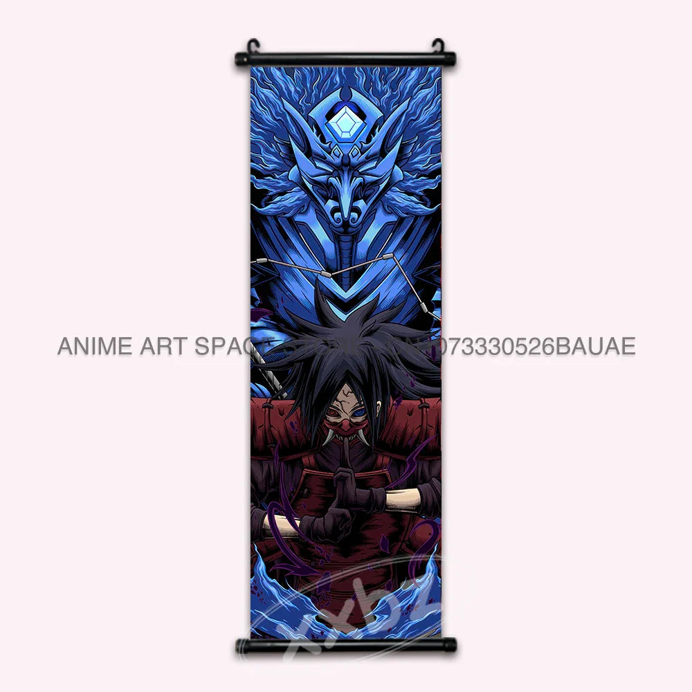 Uchiha Itachi Hanging Canvas – Anime Poster for Home Decor