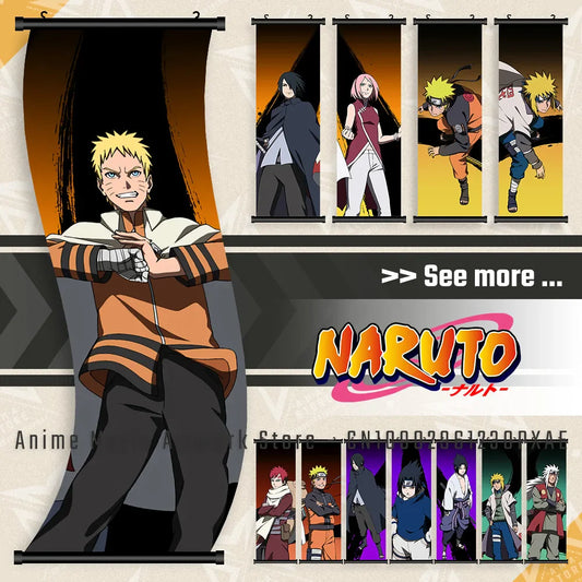 Haruno Sakura Canvas Scrolls – HD Anime Poster for Home Decor