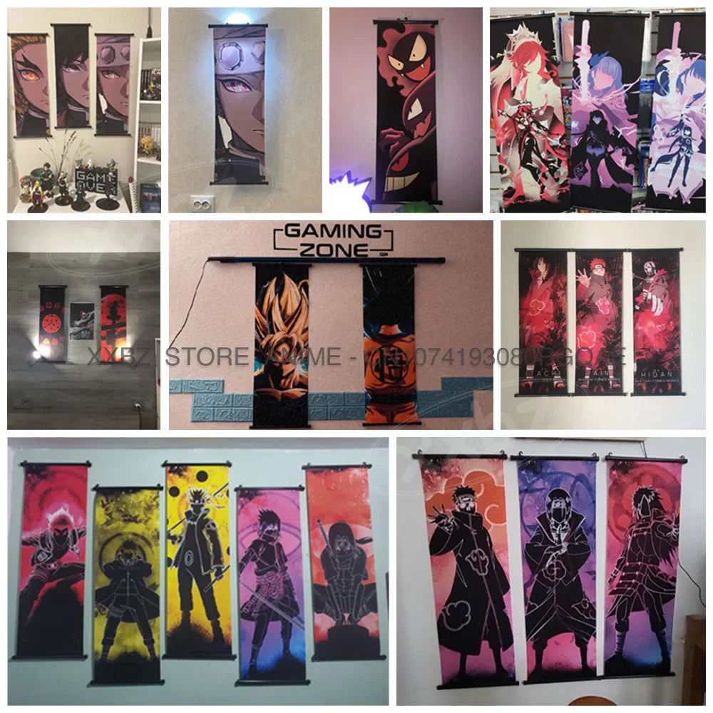 Hyuga Hinata &amp; Uchiha Itachi Anime Canvas Wall Art for Home Decoration
