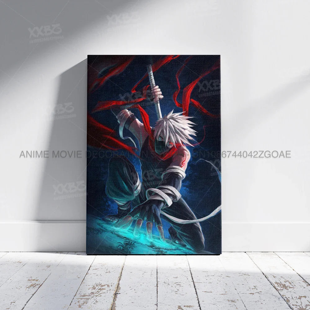 Uzumaki Naruto Home Decor – Uchiha Itachi, Madara &amp; Jiraiya Canvas Wall Art